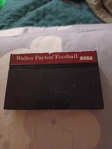Walter Payton Football Sega Master,System 1989 - Cart, Only, Tested Working