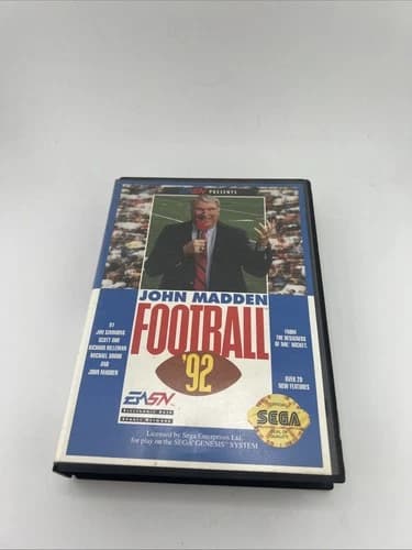 Sega Genesis John Madden Football 92
