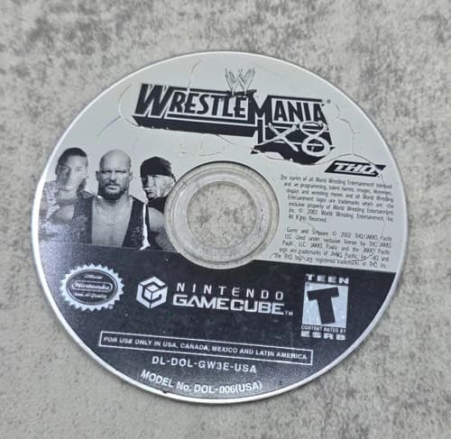 WWE Wrestlemania X8 - Nintendo Gamecube Tested Authentic