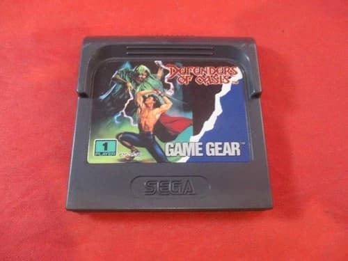 Defenders of Oasis (Sega Game Gear) game WORKS!
