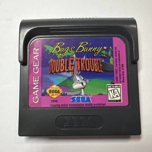 sega Game Gear - Bugs Bunny in Double Trouble. 1996 Loose