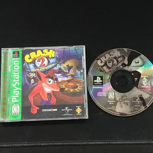 Crash Bandicoot 2 Cortex Strikes Back (Sony Playstation 1, 1997) PS1 CIB Tested