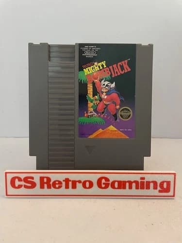 Mighty Bomb Jack (Nintendo NES) Authentic Cleaned Tested Working