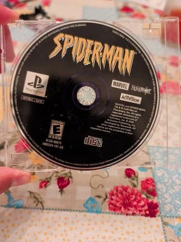 Spider-Man (PS1, 2000) – Disc Only – Tested – Good – PlayStation 1 Action Game