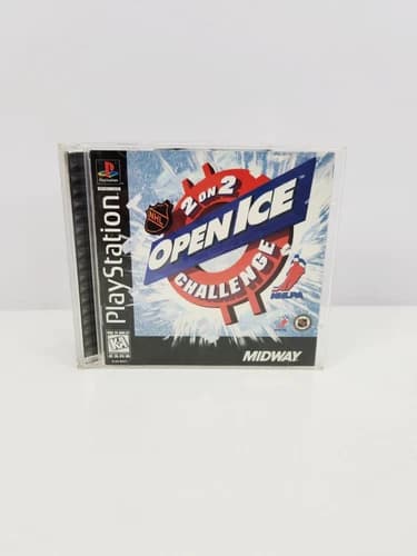 PS1 NHL Open Ice 2 On 2 Challenge Sony Playstation 1996 Complete CIB