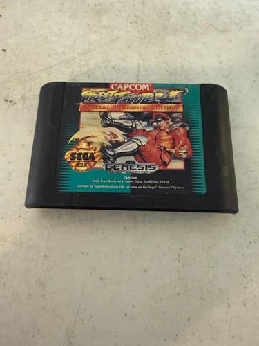 Street Fighter II' Special Champion Edition SEGA Genesis Video Game Fighting