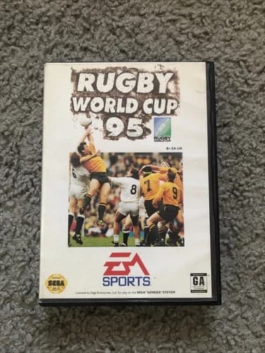 Rugby World Cup 95 (Sega Genesis, 1994) Complete CIB Tested Fast Shipping