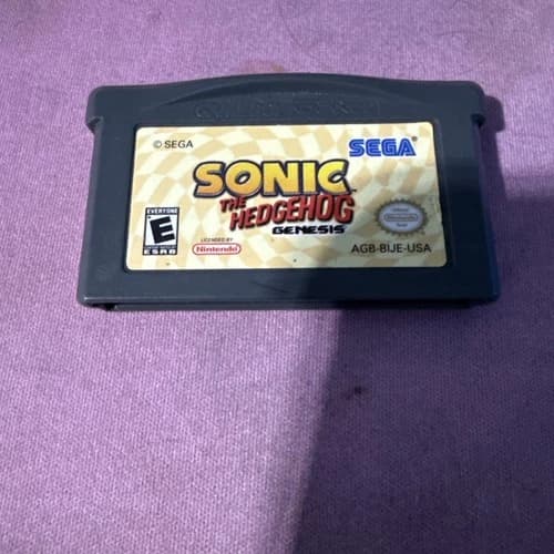 Sonic The Hedgehog Genesis (Gameboy Advance GBA) Video Game Cart Only