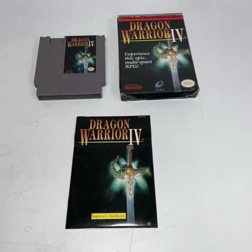 Dragon Warrior IV (4) (Nintendo NES, 1992) CIB