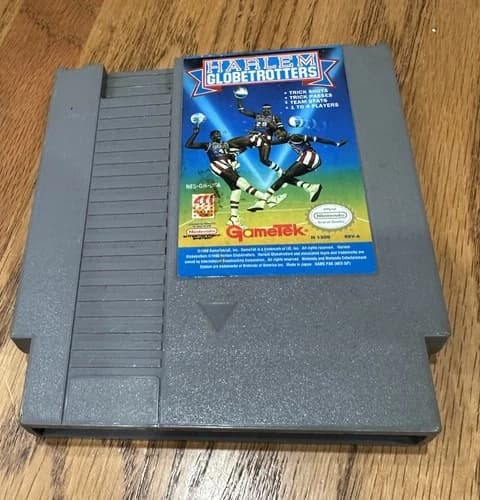 Harlem Globetrotters Nintendo Entertainment System NES 1991 Authentic - Tested