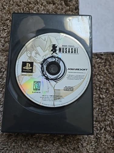 Brave Fencer Musashi PS1 (Sony PlayStation 1, 1998) DISC ONLY- Tested & Working!