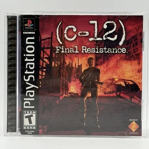 C-12: Final Resistance (PlayStation 1 PS1) CIB COMPLETE - TESTED & WORKING
