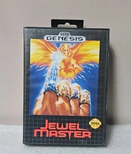 Sega Genesis Jewel Master CIB Video Game Cleaned & Tested Complete