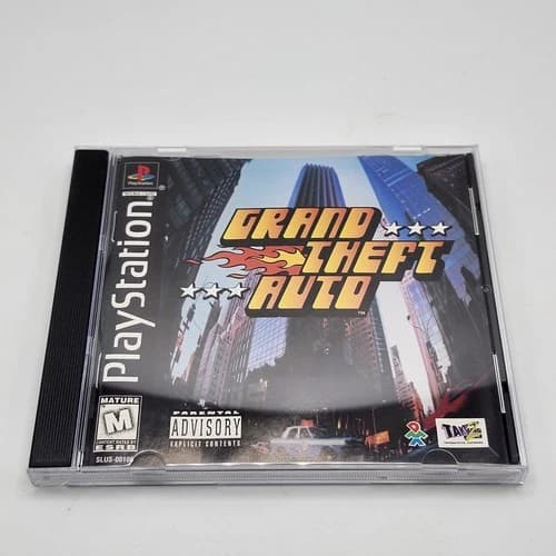 Grand Theft Auto (Sony PlayStation 1, 1998) PS1 Video Game Complete w/ Manual