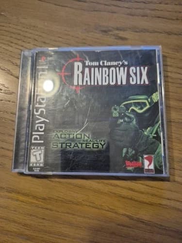 Tom Clancy's Rainbow Six (Sony PlayStation 1 PS1, 1999) Complete CIB Tested