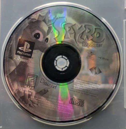 Spyro the Dragon (PlayStation 1 PS1, 1998) Disc Only. Free Shipping