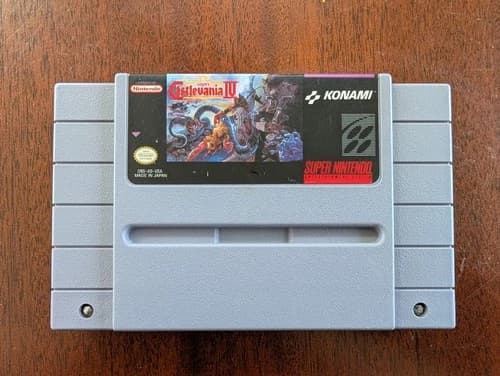 Super Castlevania IV 4 *Authentic* SNES Super Nintendo Cart Only