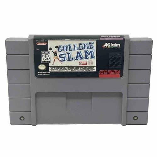 College Slam (Super Nintendo Entertainment System, 1996) SNES Basketball Game