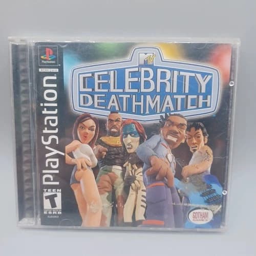 PS1 MTV Celebrity Deathmatch (Sony PlayStation 1, 2003) CIB Tested