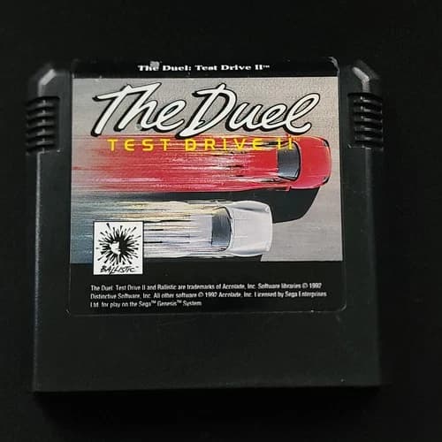 The Duel: Test Drive II (Sega Genesis, 1992) Cartridge Only