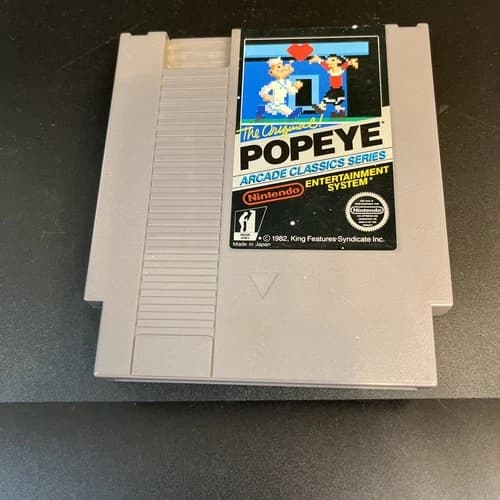 Popeye Cartridge Only (Original Nintendo Entertainment System 1986) Tested NES