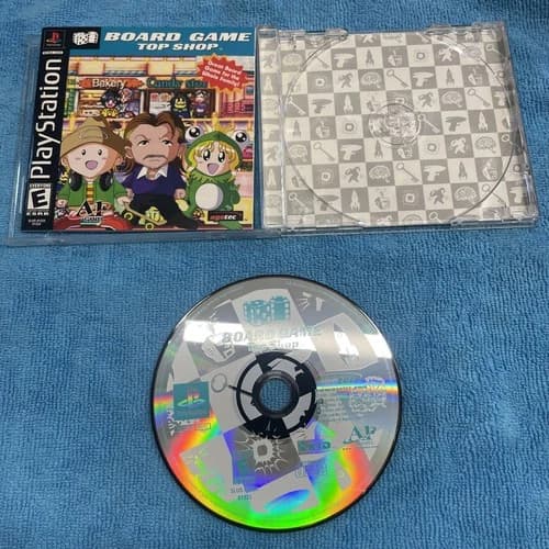 Board Game Top Shop (Sony PlayStation 1, PS1 ) – CIB Complete w/ Manual