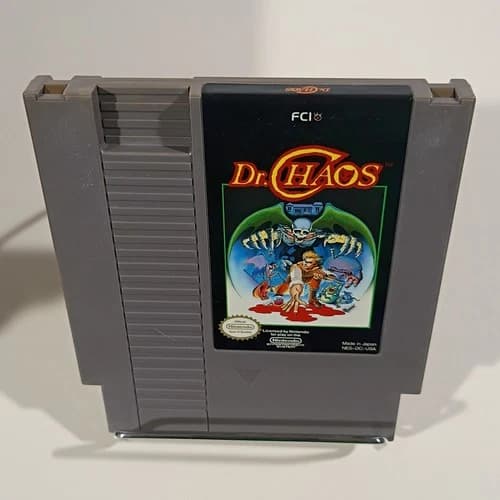 Dr. Chaos Nintendo Entertainment System NES Game Cartridge Only Tested