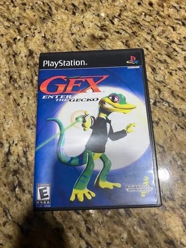 Gex Enter the Gecko PS1 PlayStation Tested Works 100%