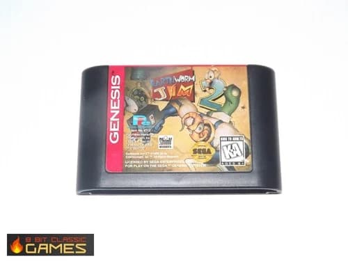 Earthworm Jim 2 GAME ONLY - Sega Genesis - 1129a