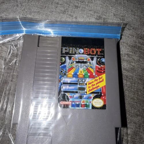 Pinbot Vintage NES Game. .Works!!