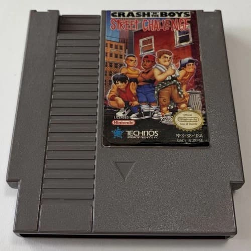 Crash N the Boys Street Challenge Nintendo NES Authentic Cartridge Only *TESTED*