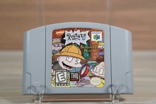 Rugrats Scavenger Hunt N64 Nintendo 64 Cartridge Only Tested 1999 Authentic