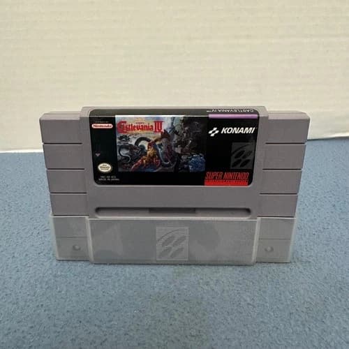 Super Castlevania IV Nintendo SNES Game Cartridge Konami SNS-AD-USA Authentic