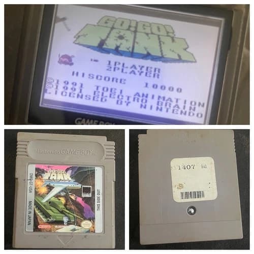 Go Go Tank (Nintendo Game Boy, 1989) Authentic Tested