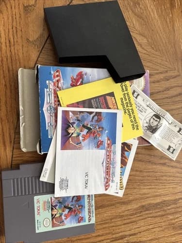 Vic Tokai Clash at Demonhead Nintendo NES 1989 Complete in Box