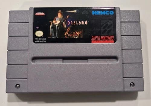 Phalanx Super Nintendo SNES 1991. GAME ONLY. Tested And Working. Kemco