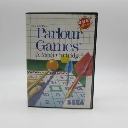 PARLOUR GAMES SEGA MASTER SYSTEM COMPLETE TESTED MUST @@!!