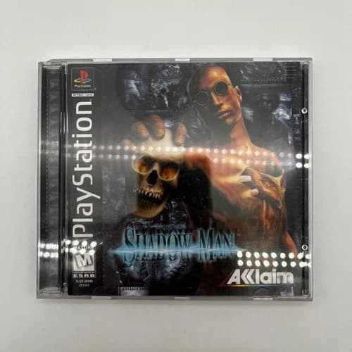 Shadow Man PlayStation PS1 Authentic Tested Complete CIB