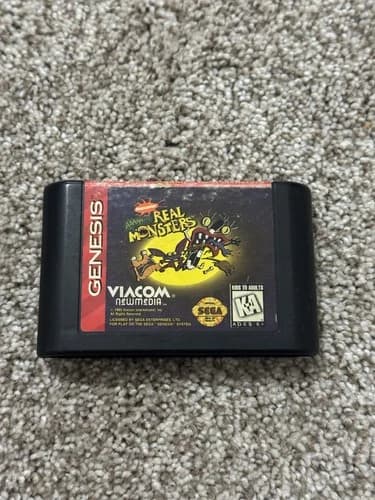 AAAHH Real Monsters (Sega Genesis, 1995) Cartridge Only