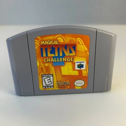 Magical Tetris Challenge N64 Nintendo 64 AUTHENTIC ORIGINAL TESTED FAST SHIPPING
