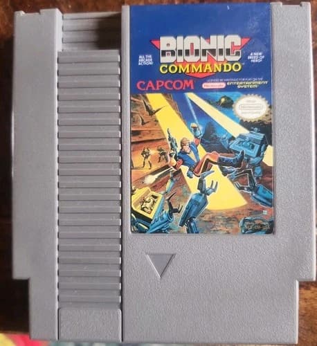 NES Bionic Commando Tested And Working