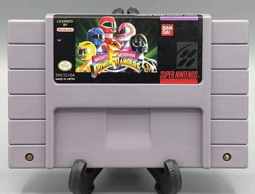Mighty Morphin Power Rangers Super Nintendo SNES Tested ✅ Authentic💯 Mint💎
