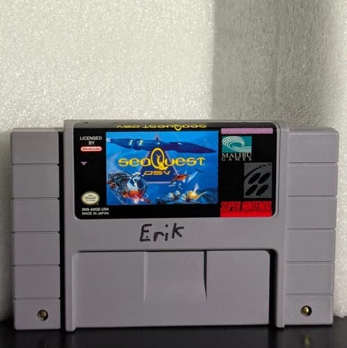 🌊🚢 SeaQuest DSV, Loose (SNES)