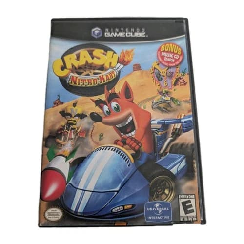 Crash Nitro Kart Nintendo GameCube 2003 CIB TESTED AND WORKING