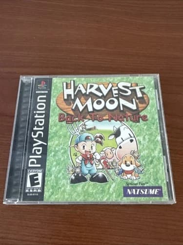 PS1 Harvest Moon: Back to Nature Sony PlayStation CIB Free Shipping