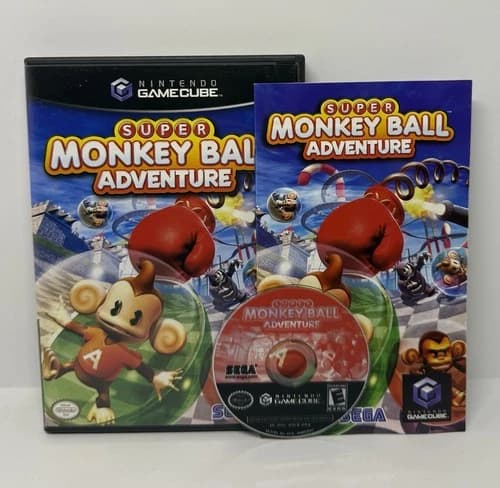 Super Monkey Ball Adventure (Nintendo GameCube, 2006) - Complete - CIB - Tested