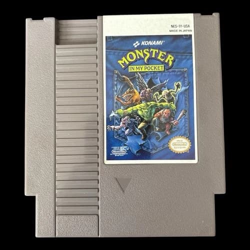 Monster in My Pocket (Nintendo NES 1992) Cartridge Only Super Clean Tested