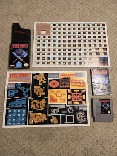 Final Fantasy - Nintendo NES CIB Square JPRG