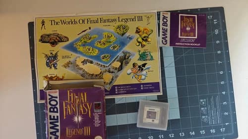 Final Fantasy Legend 3 - Nintendo Gameboy - Game, Box, Manual, and Map