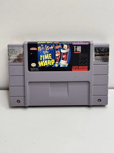 The Ren and Stimpy Show: Time Warp (Super Nintendo SNES, 1994) Cartridge Only